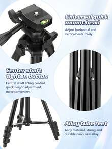 TOKQI 10 Inch Ring Light With Adjustable Tripod Stand, Multi-Angle Rotation Phone Holder,40.55 Inch Stand , Suitable For Photography Studio, Flash Light, Photography, Makeup, Conference, Group Selfie, Live Streaming - Ring Light + Bracket Set - View 12