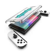 2pc Ultra-HD Screen Protector, Water-Resistant, High Hardness Material Anti-Collision, Glossy High-Definition Full Coverage, Advanced Adhesive Material, Easy One-Key Paste, Dust-Free Sticker Applicator, Compatible With Nintendo Switch 2 - Clear - View 4