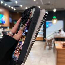 y : collage de personajes de películas de terror. Esta elegante funda para teléfono es compatible con Samsung, Apple, OPPO, , etc. Fabricada en TPU flexible, resistente a golpes y arañazos, ofrece una excelente protección contra caídas y un agarre cómodo. Es un regalo ideal para familiares, amigos y seres queridos, y una opción perfecta para festivales, San Valentín, artículos de , fundas para hombre, celulares y accesorios. - Negro - Ver 6