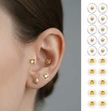 Ear Acupressure Beads, Ear Acupressure Massage Therapy Helps Relax Body And Mind, Relieve Stress, Easy To Operate. - Multicolor - View 7