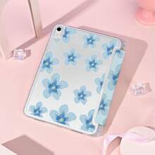 1个带笔槽的多角度磁吸支架保护套，支持自动休眠/唤醒功能，可爱平板电脑保护套，兼容Pro/Air/三星Galaxy A9/S9/S7/S10+/小米Pad/5/6/7 - 彩色 - 查看 5