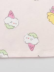 Balabala ملابس علوية قصير الأكمام للفتيات الصغيرات، للأولاد والبنات، قطن نقي، طباعة كاملة للاستخدام الخارجي في الصيف - لون أحمر - مشاهدة 5