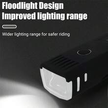 1 đèn pha xe đạp siêu sáng sạc USB dùng cho ban đêm. - nhiều màu - Xem 8