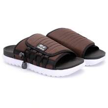 Asuna 3.0 Casual Polyester Lace-Up Outdoor Slippers - cokelat - View 2