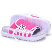 Asuna 3.0 Casual Polyester Lace-Up Outdoor Slippers - Pink and White - View 3
