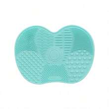 1个硅胶化妆刷清洁垫，便携式吸盘化妆刷清洗工具 - 彩色 - 查看 12