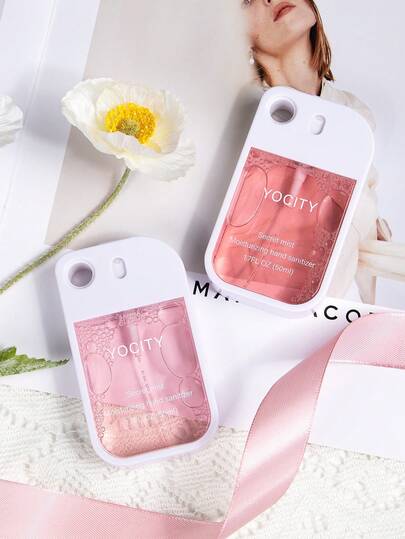 1 Bottle 35ml/50ml Moisturizing Hand Sanitizer Spray Bottle, Portable Hand Sanitizer Spray Bottle, Moisturizing Hand Sanitizer Spray Bottle (Note: The Actual Product Is An Empty Spray Bottle) Refillable Bottle Mist Spray Bottle Mini Spray Bottle Leak Proof Bottle