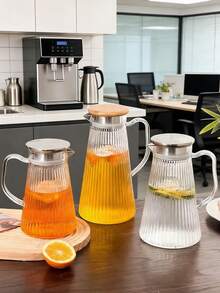 1 Bình đựng nước dung tích lớn, thiết kế sọc, kèm nắp và tay cầm. Dễ dàng vệ sinh và hoàn hảo để phục vụ trà đá, đồ uống nóng và lạnh, và nước ép. Lý tưởng cho nhà hàng, khách sạn và nhà bếp gia đình. - Nhiều màu - Xem 12