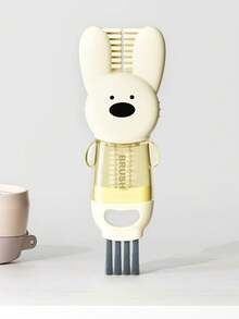 1个兔耳四合一杯刷，多功能缝隙清洁刷，适用于家庭使用，可清洁瓶杯，杯刷，杯子修理工具 - 彩色 - 查看 12