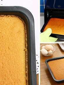 Non-Stick Square Baking Tin For Cakes. 22 CM - Dark Grey - View 3
