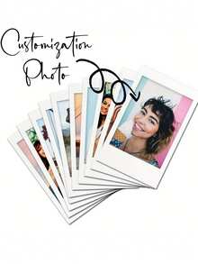 1/6/12pcs Customized Photo Cards, Personalized Mini Photo Prints, Customized Photo Wallet Cards, Personalized Photo Wallet Inserts, Customized Couple Photo Wallet Cards, Elegant Modern Design, Ideal For Birthday, Anniversary, Valentine's Day, New Year Gifts, Unique Collectibles - Multicolor - View 3