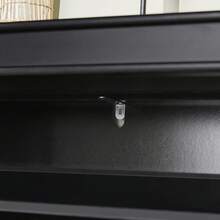 SoBuy 3 Flip-Drawers Shoe Cabinet Shoe Rack Shoe Storage Cupboard Organizer Blue W53 X D24 X H118cm FSR94-B - Black - View 12
