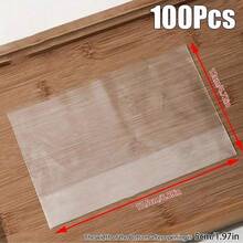 1 Pack Transparent Sandwich Plastic Bags, Handmade Sandwich Packaging Bags, Cake Party Snack Bags - Transparent - View 10