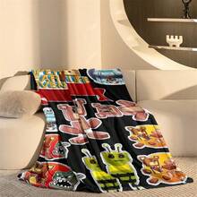 The SUPER BEAR ADVENTURE Theme Features A Stylish, Reversible Outdoor Blanket That Is Perfect For Christmas And Halloween Gifting. It Is Soft, Warm, And Comfortable, Suitable For Use On Sofas, In Offices, On Beds, During Camping - 彩色 - 查看 4