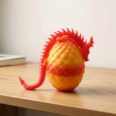 3D打印激光龙模型，创意收藏玩具，动漫人物，家居装饰，桌面摆件，复活节和新年礼物 - 适合14岁及以上人群。