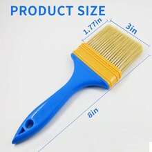 3 Pack Paint Brushes - Ideal For Priming, Painting, Varnishing, Wood, Walls, And More - / - View 4