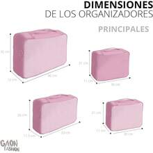 ¡RecomendadoSet De 7 Bolsas Organizadoras Para Equipaje De Gran Capacidad (rosa)- # 17006002361703010502 # ¡Top de Temporada - Menta - Ver 6
