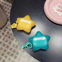 Creative Luminous Translucent Five-Pointed Star Suitable ForAirPodsPro3 Headphone Shell Advanced Ins StyleAirPods4 Apple Bluetooth Protective Cover Second Generation Pro2 Anti-Fall Soft Case Third Generation - Multicolor - View 6