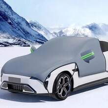 Cubierta para vehículo, parabrisas de invierno, cubierta anticongelante para ventana, protector la nieve, capó extendido, protector la nieve de cobertura total, uso para todas las estaciones LX7P - 1 PC - Ver 4