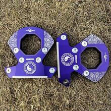 Vermilion Bird 一件中国风玄学器材——朱雀太极八卦推器，铝合金铸造，左右手通用，配有保护套，节日送礼佳品 - 紫羅蘭色 - 查看 3