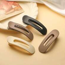 4-Pack Ultimate Comfort Hair Clips - Lay Down Flat Design With Secure Grip Technology | & Pull-Free | For Driving, Sleeping, All Styles - Black - View 6