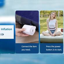Portable Air Pump 2500mAh Battery & Camping Light Mini Air Pump For Air Mattress, Pool Floats, Vacuum Storage Bags USB Charging, Mini Compact For Travel, Camping & Outdoor Gear, Camping Must Haves, Camping Stuff, Travel Essentials - View 3