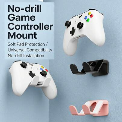 Universal Headphone/Controller Holder Hook, Wall-Mounted Headphone Display Rack Suitable For Home, Office, Dorm