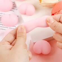 Cute Butt Stress Relief Toy, Super Adorable Peach Squeeze Fidget Toy For Stress Relief - Multicolor - View 6