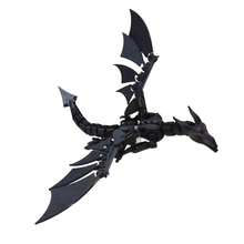 新款3D打印可动多关节龙形毛绒玩偶，拼图拼装玩偶，情人节礼物，复活节礼物，男女皆宜的玩具，软萌玩偶，可爱礼物之选，生日礼物推荐 - 彩色 - 查看 5