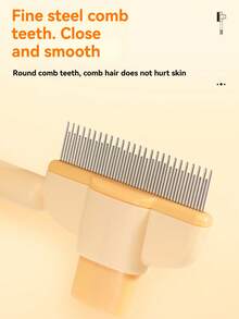 Bàn chải chải lông chó mèo đa năng, bàn chải chải lông, lược răng dày cho lông dài, bàn chải gỡ rối, dụng cụ chăm sóc thú cưng, đồ dùng vệ sinh cho thú cưng - Nhiều màu - Xem 7