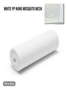 Màn chống muỗi Nano PP cao cấp, dễ cắt, không bị sờn, lưới mật độ cao chống bụi, có thể giặt được, thích hợp cho công nghiệp và gia đình. - Lưới trắng - Xem 36