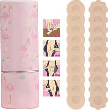 ¡RecomendadoLumbor37 Cinta Doble Cara para Ropa Cinta Doble Cara para Piel y Cuerpo /(y 20 Piezas de Pezón sin Respaldo), Accesorios de Ropa Interior de Mujer¡Top de Temporada - Rosa - Ver 1