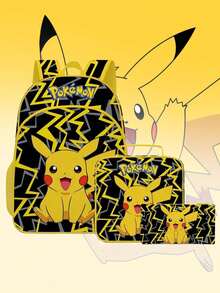 3D Printed Cartoon Pet Monster Pattern, Suitable For Elementary School Backpacks, Lunch Bags, Pencil Cases, Etc. - Multicolor - View 1