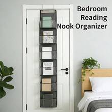 1PC Over The Door Organizer With Waterproof Pockets, 6 Shelf Hanging Storage, Behind Door Caddy For Bathroom Closet Bedroom Pantry Nursery - Multicolor - View 5