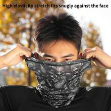 TOSUOD Breathable UV Protection Ice Silk Headscarf, Neck Gaiter, Bandana, Cycling Face Mask, Head Cover - Multicolor - View 4