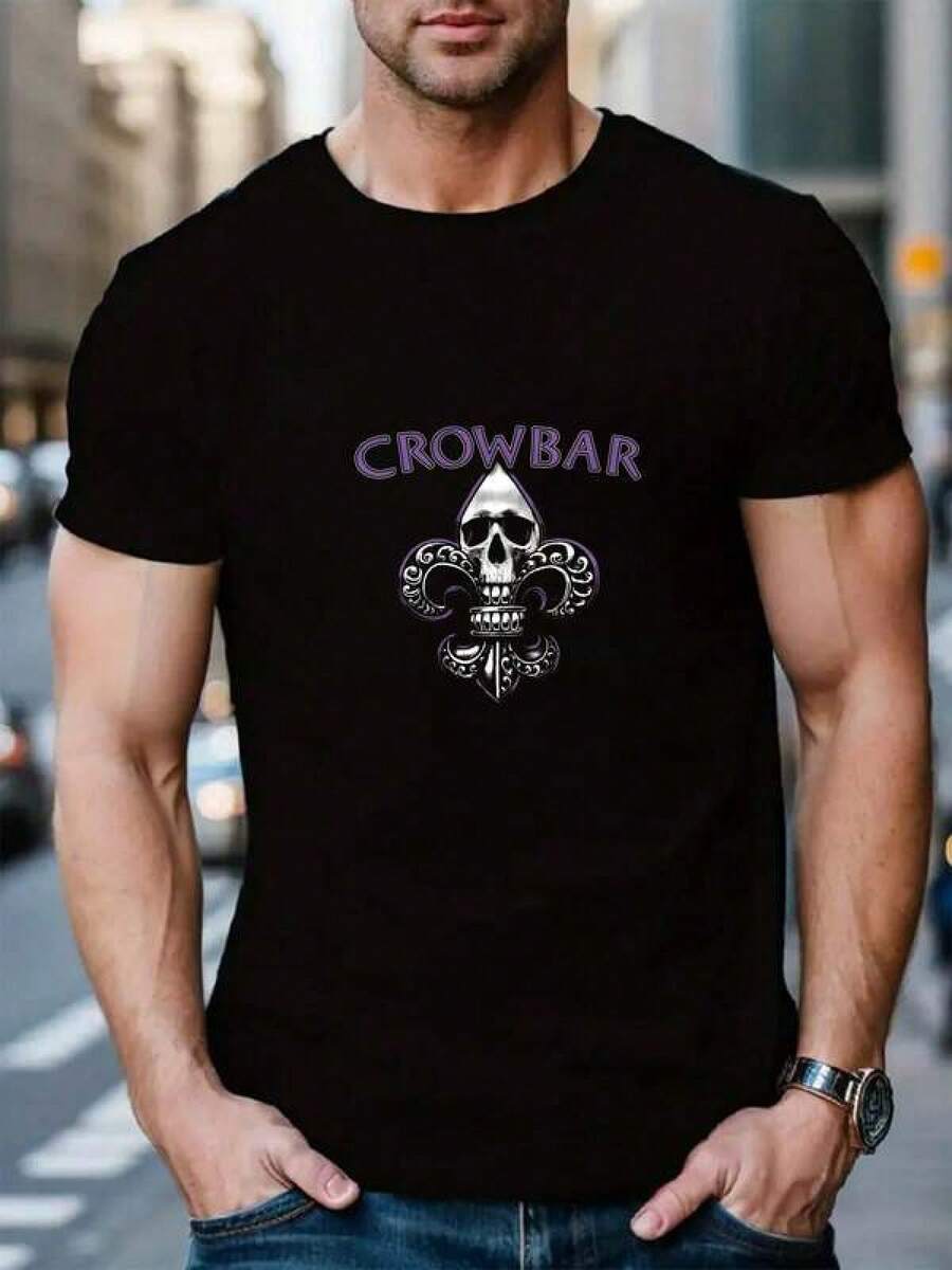 Men Outdoor Tees & Tanks - Black - View 1