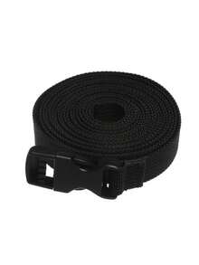 Dây buộc hành lý bằng nylon bền chắc màu đen, có khóa cài, thích hợp cho du lịch, cắm trại ngoài trời. - Nhiều màu - Xem 8