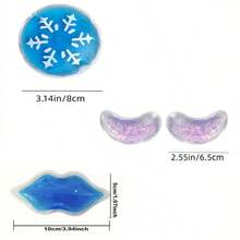 5pcs Reusable Gel Ice Eye Mask, Cooling Gel Pads To Relieve Eye Fatigue And Stress - Multicolor - View 3