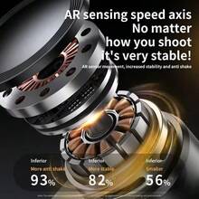 BSLIUFANG Gimbal Stabilizer 360 ° Rotation Stable Shooting Bluetooth Selfie Stick Tripod For Smartphone Live Vertical Shooting Bracket - one-size - View 8