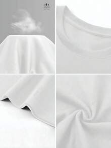 OMSTUDIO  Men's Double-Sided Printed T-Shirt Colorful Anti Social Club Pattern, Comfortable, 100 Percent Cotton, 180GSM, Graphic Cropped Graphic Tee, Men Graphic Tees ,Street Wear, Size S XXXL, Shipped From Local Warehouse, Man Gift. - White - View 5