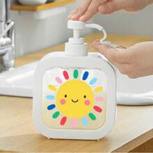 1 bình đựng xà phòng dễ thương với thiết kế mặt trời cười và cá cầu vồng, thích hợp cho phòng tắm, nhà bếp, phụ kiện bồn rửa, đựng nước rửa chén, xà phòng, nước rửa tay, sữa tắm, chai đựng sữa dưỡng thể sáng tạo. - Mặt trời hoạt hình - Xem 6