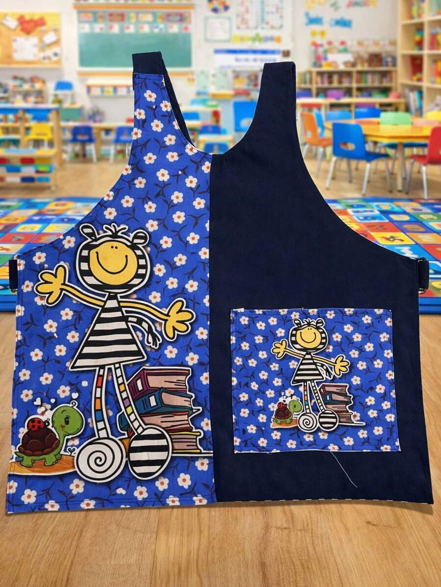 Aprons - Royal Blue - View 1