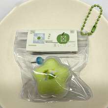 1 Peça Novo Slime Cremoso de Hambúrguer 2026 - Slime Macio de Maçã Verde em Formato de Estrela - Brinquedo Apertável Estressante Super Macio - Presente Único para Amigos, Coleção, Feriados, Aniversários - Multicolorido - Visão 9