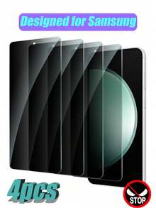 4pcs Anti-Peeping Screen Protector, Combining Ultra-Thin Base Material And Fine Matte Coating, Compatible With Samsung S24FE/S23FE/S21FE/S20FE/A56/A55/A54/A53/A52/A51/A36/A35/A34/A33/32/A31/A26/A25/A24/A23/A22/A21/A17/A16/A15/A14/A13/A12/A07/A06/A05 And Other Models. - Black - View 29
