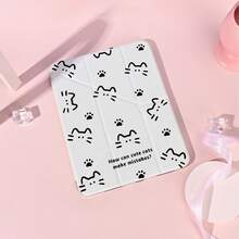 1pc Protective Cover With Pen Slot Multi-Angle Magnetic Stand Cover With Auto Sleep/Wake,Kawaii Tablet Case Compatible With Pro/Air/Compatible With Samsung Galaxy A9/S9/S7/S10+/Compatible With XIAOMI Pad/5/6/7 - Multicolor - View 4