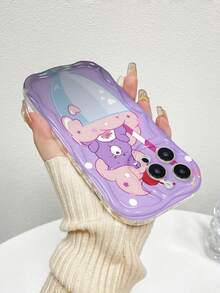 Oso Cariñosito en un vaso de helado: adorable y dulce. Esta elegante funda es compatible con Samsung, Apple, OPPO, , etc. Fabricada en TPU flexible, resistente a golpes y arañazos, ofrece una excelente protección contra caídas y un agarre cómodo. Es un regalo ideal para familiares, amigos y seres queridos, ideal para festivales, San Valentín y envíos rápidos. - transparente - Ver 6