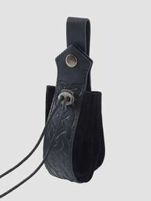 维京风格中世纪腰包，皮革腰带挂式零钱包，复古腰包 - A - 查看 5