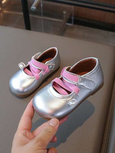 1 Pair Kids' Multi-Function New Soft Bottom Casual Shoes, Girls Infant Toddler Shoes, Suitable For Outdoor Activities, Vacation, Party, School, All Seasons