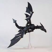 新款3D打印可动多关节龙形毛绒玩偶，拼图拼装玩偶，情人节礼物，复活节礼物，男女皆宜的玩具，软萌玩偶，可爱礼物之选，生日礼物推荐 - 彩色 - 查看 4