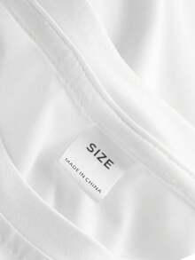 Teenage Boys' Skateboard Print Round Neck T-Shirt, Casual Soft Top For Summer - White - View 5